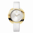 Reloj Calvin Klein M.  Piel Blanc.cj.dor K3U235L6