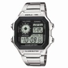 Reloj Casio H. Metalico.  5 Alarmas AE-1200WHD-1AVDF