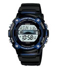 Reloj Casio H.  Solar Negroy Azul W-S210H-1AVDF