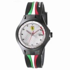 Reloj Ferrari H.caucho.negr.bande.italia 0830008