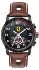 Reloj Ferrari H.piel Marron.cja.negra 0830060