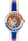 Reloj Flik Flak  All Around Orange & Bla FCSP009