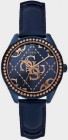 Reloj Guess M. Charol Azul Oscuro W0524L1