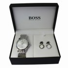 Reloj Hugo Boss H.pak, Reloj+gemelos PACK1510006
