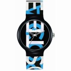 Reloj Lacoste  Goa Negro Y Azul 2020063