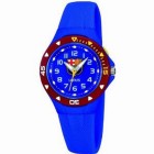 Reloj Lorus S.azul. Bisel Granate R2365GX-9