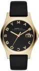 Reloj Marc Jacobs Piel Negra Cj. Dorada MBM1357