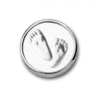 Moneda Baby Feet& Te Quiero  Plateada MON-BAB-01-M