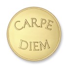 Moneda Carpe Diem. Dorado Grande MON-CAR-02-L