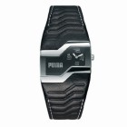 Reloj Puma M. Piel Negra. Cj. Ac..es.neg PU0012
