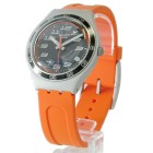 Reloj Swatch Caucho Naranja. Cja. Gris YGS4029