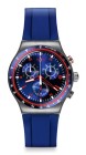 Reloj Swatch Crono Caucho Azul YVS417