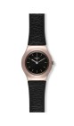 Reloj Swatch  Nightfall Piel Negra YSG1002