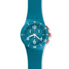 Reloj Swatch Patmos. Azul. Crono SUSN406