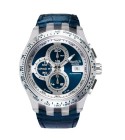 Reloj Swatch Piel Azul Mari. Automatico SVGK407
