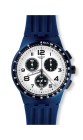 Reloj Swatch Trabel Choc. Azul SUSN408