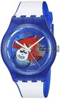 Reloj Swatch Maqui.vis. Blanco Y Azul SUON112