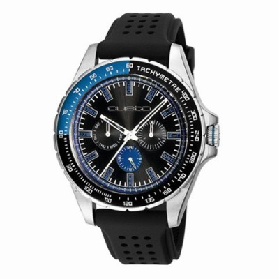 Reloj Custo H.sportif. Bisel.negro/azul CU054502