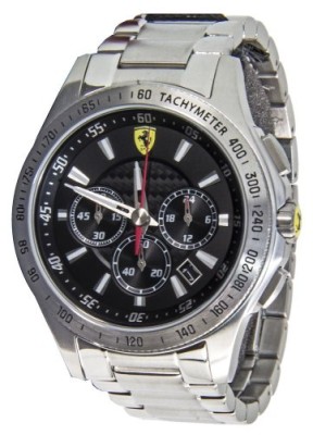 Reloj Ferrari H. Acero. Esf.negra.crono 0830048