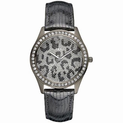 Reloj Guess H.  Piel Griss Leopardo W10239L1