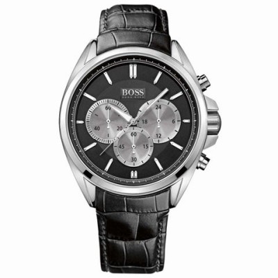 Reloj Hugo Boss H.driver.cron.piel Negra 1512879