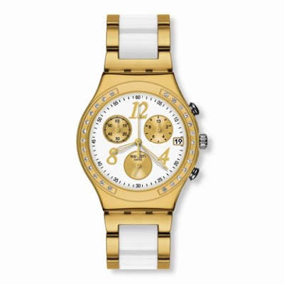 Reloj Swatch DreamWhite Yellow YCG407G