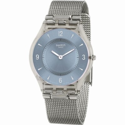 Reloj Swatch Metal Knit Blue SFM120M