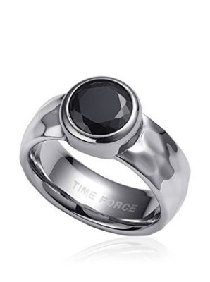 Anillo.time Force.cristal.negro TS5038S14