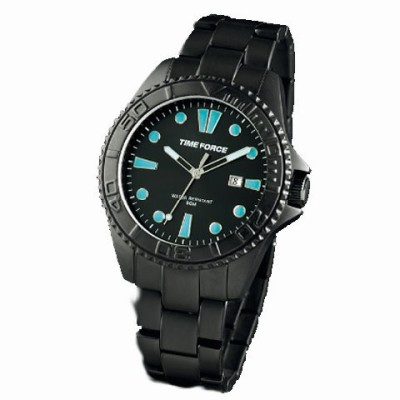 Reloj Time Force H.alumin.neg.indi.azul TF4190M13M