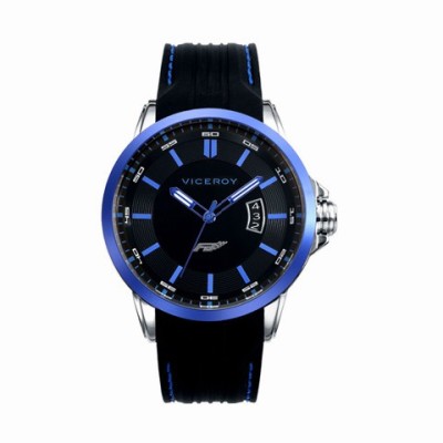 Reloj  Viceroy H. Fer.alon.negro/azul 47821-37